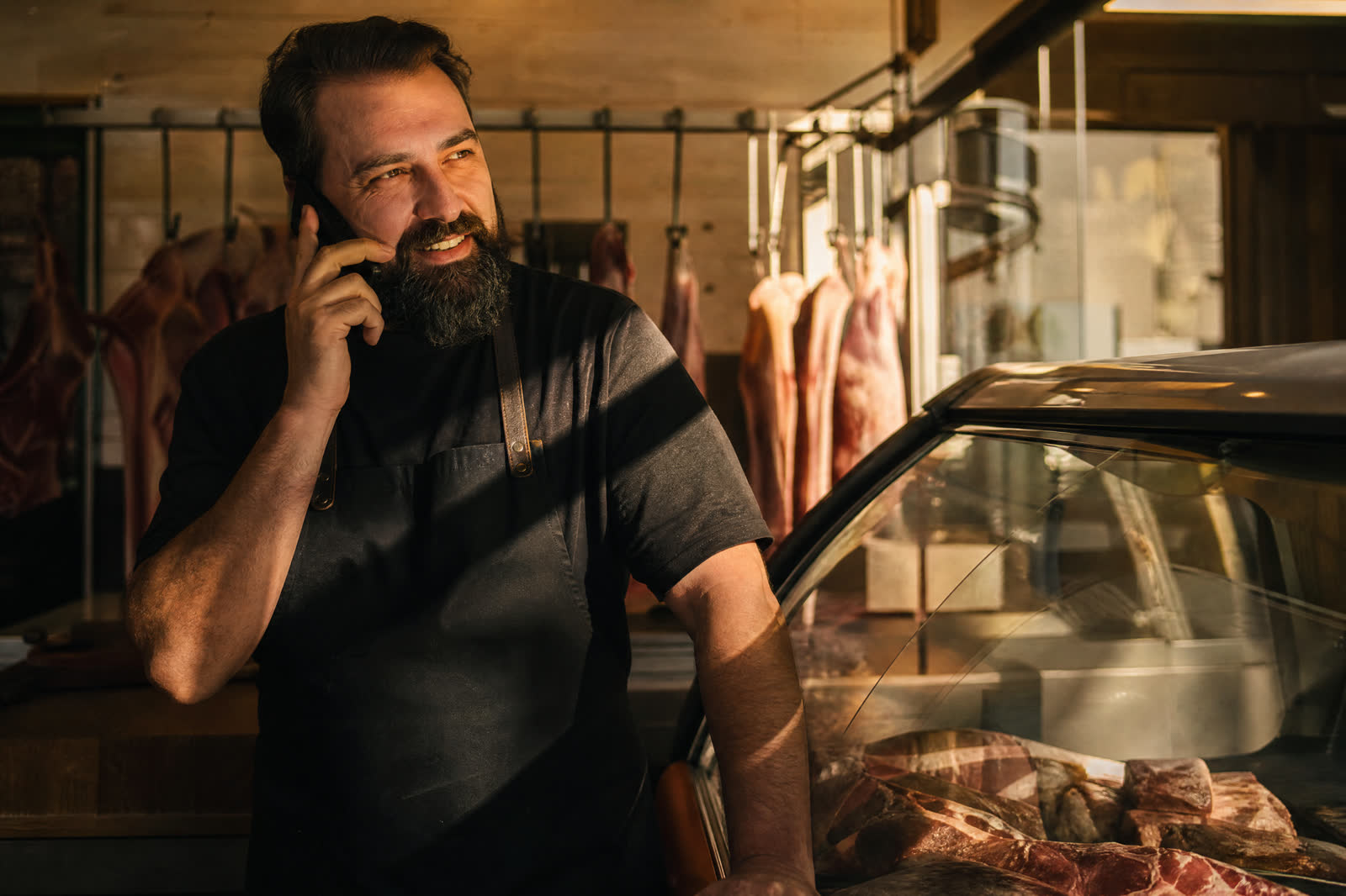 Chef-owner at the pass